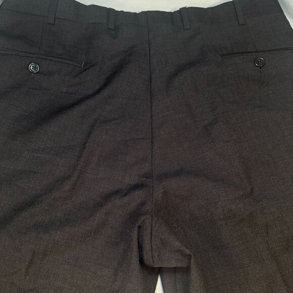 Brooks Brothers Loro Piana Italy Wool Slacks Mens Pleated Cuffed Trousers Pants - Picture 13 of 16